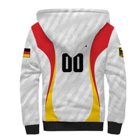 Custom Germany 2025 Champions Basketball White Sherpa Hoodie - Wonder Print Shop