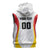 Custom Germany 2025 Champions Basketball White Sleeveless Zip Hoodie - Wonder Print Shop