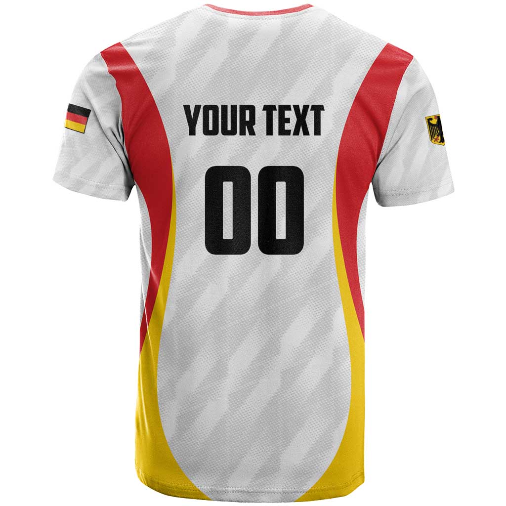 Custom Germany 2025 Champions Basketball White T Shirt - Wonder Print Shop