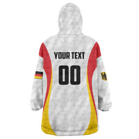 Custom Germany 2025 Champions Basketball White Wearable Blanket Hoodie - Wonder Print Shop