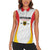Custom Germany 2025 Champions Basketball White Women Sleeveless Polo Shirt - Wonder Print Shop