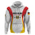Custom Germany 2025 Champions Basketball White Zip Hoodie - Wonder Print Shop