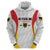 Custom Germany 2025 Champions Basketball White Zip Hoodie - Wonder Print Shop