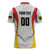 Custom Germany 2025 Champions Basketball White Zipper Polo Shirt - Wonder Print Shop