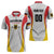 Custom Germany 2025 Champions Basketball White Zipper Polo Shirt - Wonder Print Shop