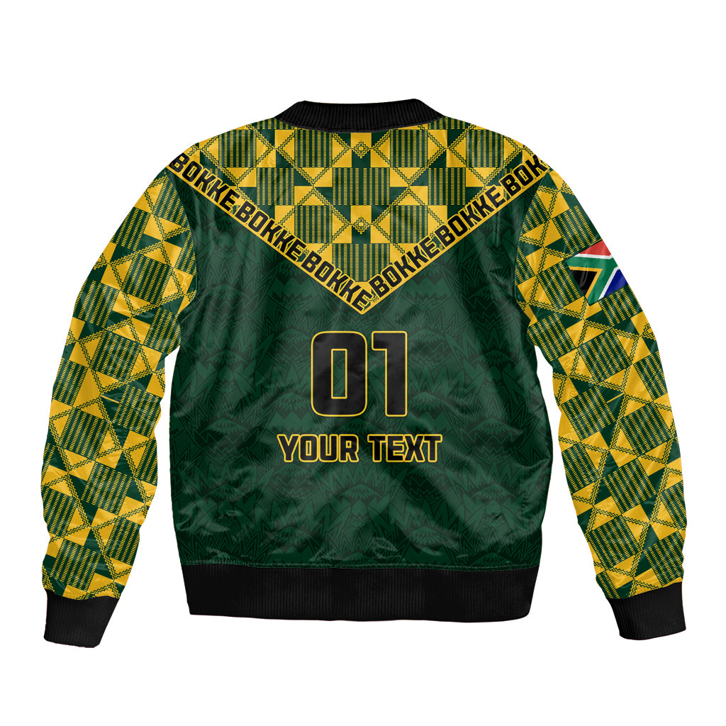 Custom South Africa Rugby Bomber Jacket Go Bokke Champion 2023 World Cup - Wonder Print Shop