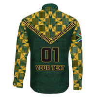 Custom South Africa Rugby Family Matching Summer Maxi Dress and Hawaiian Shirt Go Bokke Champion 2023 World Cup - Wonder Print Shop