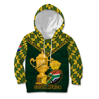 Custom South Africa Rugby Kid Hoodie Go Bokke Champion 2023 World Cup - Wonder Print Shop