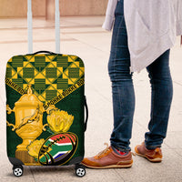 Custom South Africa Rugby Luggage Cover Go Bokke Champion 2023 World Cup - Wonder Print Shop