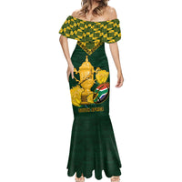 Custom South Africa Rugby Mermaid Dress Go Bokke Champion 2023 World Cup - Wonder Print Shop