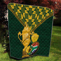 Custom South Africa Rugby Quilt Go Bokke Champion 2023 World Cup - Wonder Print Shop