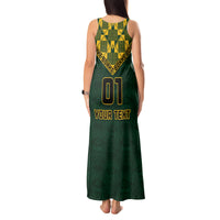 Custom South Africa Rugby Tank Maxi Dress Go Bokke Champion 2023 World Cup - Wonder Print Shop