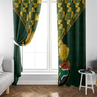Custom South Africa Rugby Window Curtain Go Bokke Champion 2023 World Cup - Wonder Print Shop