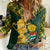 Custom South Africa Rugby Women Casual Shirt Go Bokke Champion 2023 World Cup - Wonder Print Shop