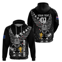 Custom New Zealand Silver Fern Rugby Hoodie Aotearoa Champion 2023 World Cup - Wonder Print Shop