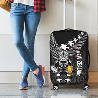 Custom New Zealand Silver Fern Rugby Luggage Cover Aotearoa Champion 2023 World Cup - Wonder Print Shop
