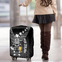 Custom New Zealand Silver Fern Rugby Luggage Cover Aotearoa Champion 2023 World Cup - Wonder Print Shop