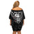 Custom New Zealand Silver Fern Rugby Off Shoulder Short Dress Aotearoa Champion 2023 World Cup - Wonder Print Shop