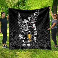 Custom New Zealand Silver Fern Rugby Quilt Aotearoa Champion 2023 World Cup - Wonder Print Shop
