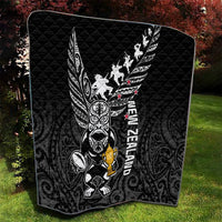 Custom New Zealand Silver Fern Rugby Quilt Aotearoa Champion 2023 World Cup - Wonder Print Shop