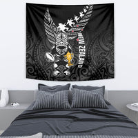 Custom New Zealand Silver Fern Rugby Tapestry Aotearoa Champion 2023 World Cup - Wonder Print Shop
