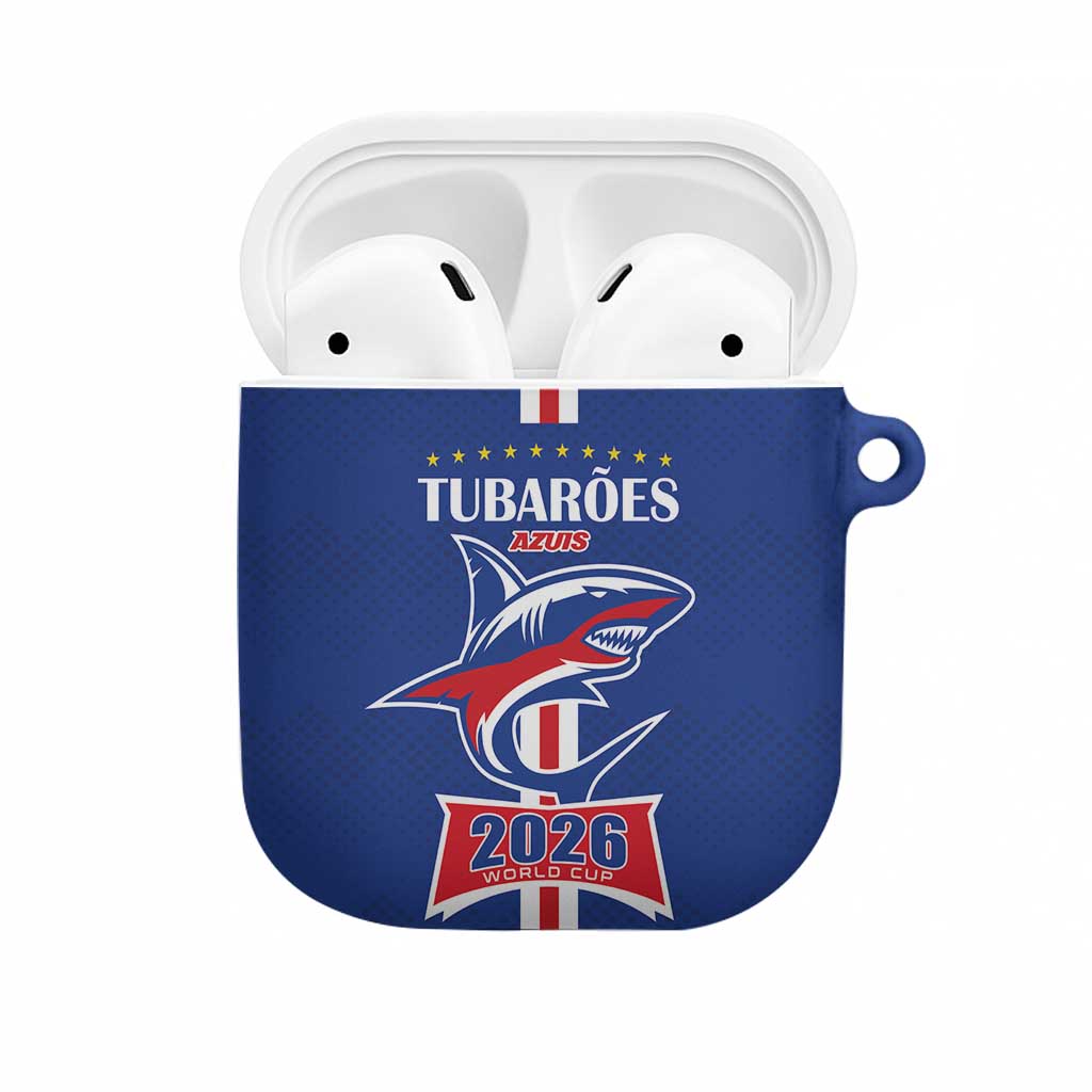 Cape Verde 2026 Football AirPods Case Blue Sharks WC Debut - Wonder Print Shop