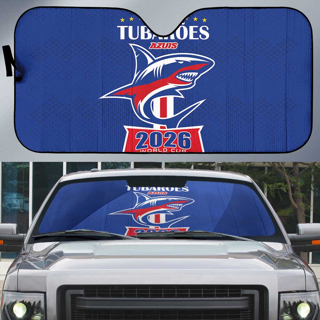 Cape Verde 2026 Football Auto Sun Shade Blue Sharks WC Debut - Wonder Print Shop