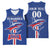 Custom Cape Verde 2026 Football Basketball Jersey Blue Sharks WC Debut - Wonder Print Shop