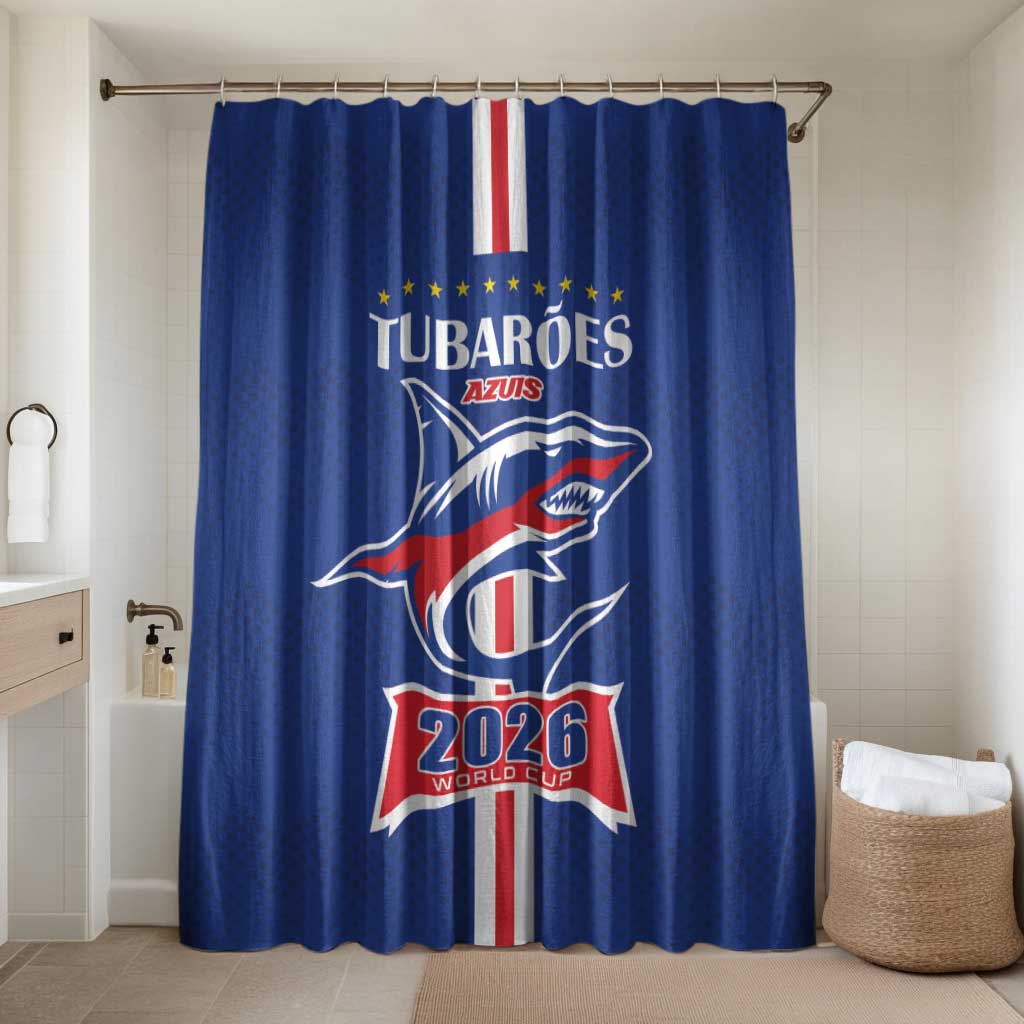 Cape Verde 2026 Football Bathroom Set Blue Sharks WC Debut - Wonder Print Shop