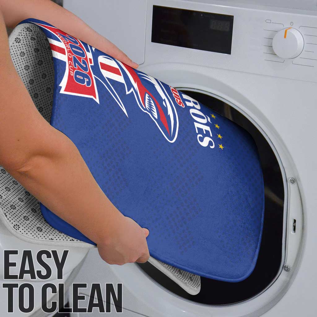 Cape Verde 2026 Football Bathroom Set Blue Sharks WC Debut - Wonder Print Shop