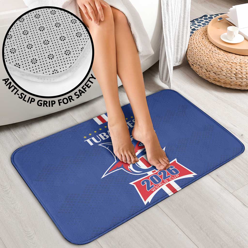 Cape Verde 2026 Football Bathroom Set Blue Sharks WC Debut - Wonder Print Shop