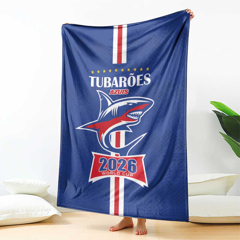 Cape Verde 2026 Football Blanket Blue Sharks WC Debut - Wonder Print Shop