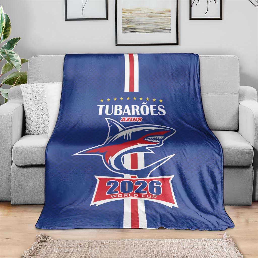 Cape Verde 2026 Football Blanket Blue Sharks WC Debut - Wonder Print Shop