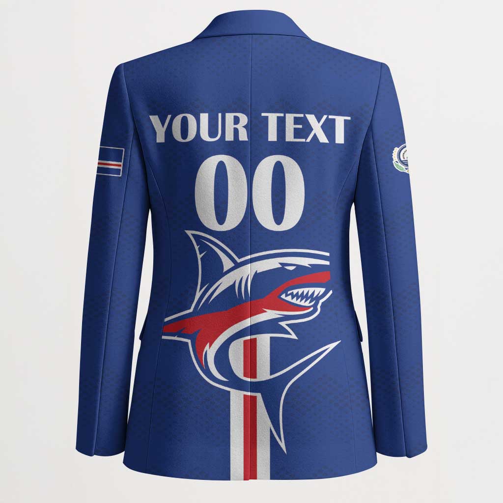 Custom Cape Verde 2026 Football Blazer Blue Sharks WC Debut - Wonder Print Shop