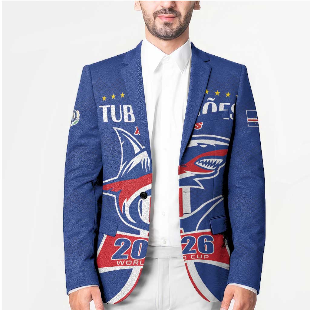 Custom Cape Verde 2026 Football Blazer Blue Sharks WC Debut - Wonder Print Shop
