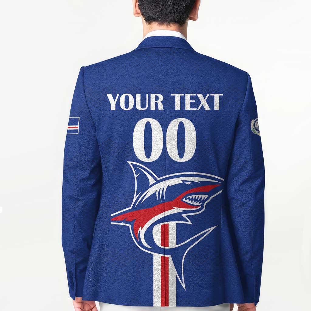 Custom Cape Verde 2026 Football Blazer Blue Sharks WC Debut - Wonder Print Shop