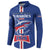 Custom Cape Verde 2026 Football Button Sweatshirt Blue Sharks WC Debut - Wonder Print Shop