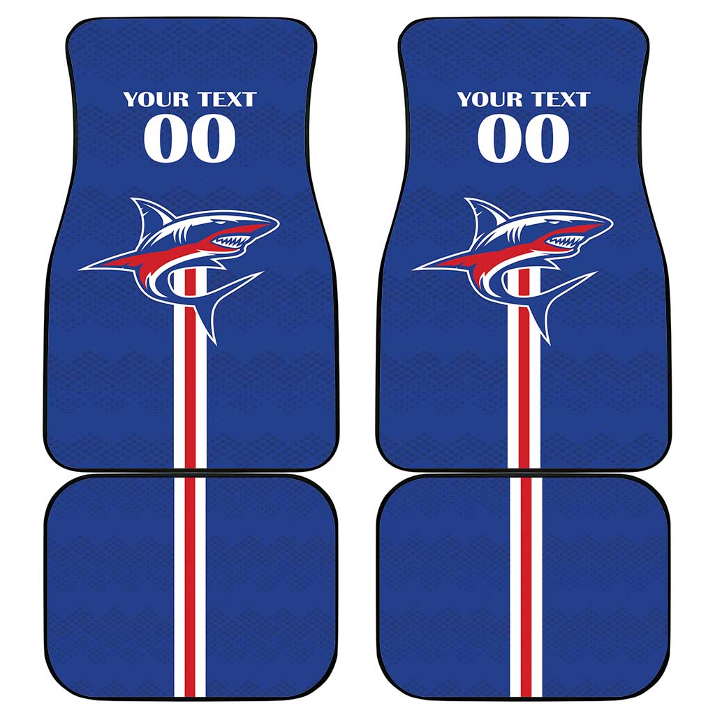 Custom Cape Verde 2026 Football Car Mats Blue Sharks WC Debut - Wonder Print Shop