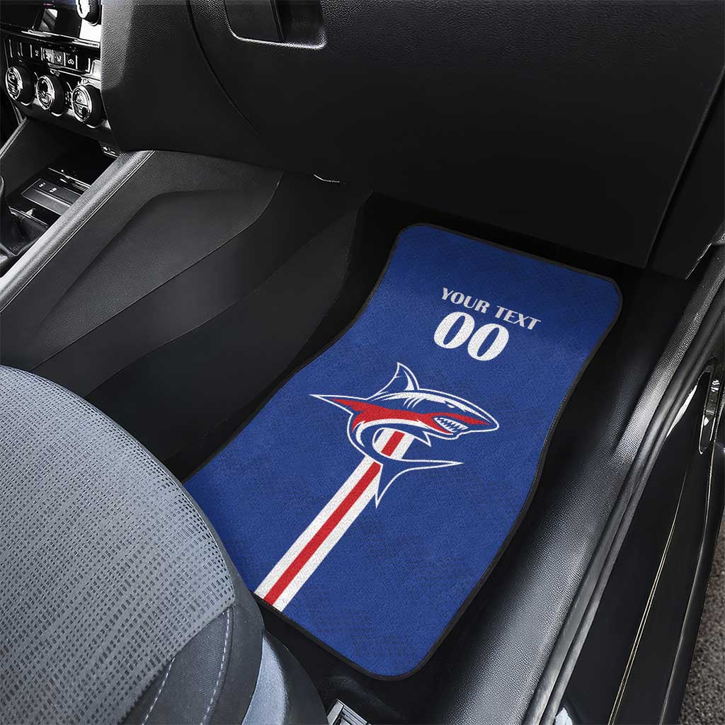 Custom Cape Verde 2026 Football Car Mats Blue Sharks WC Debut - Wonder Print Shop