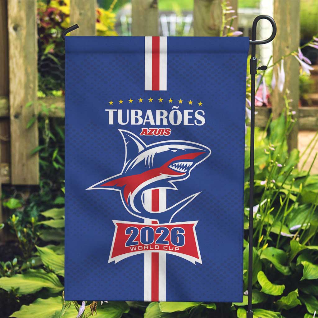Cape Verde 2026 Football Garden Flag Blue Sharks WC Debut - Wonder Print Shop