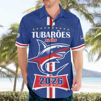 Custom Cape Verde 2026 Football Hawaiian Shirt Blue Sharks WC Debut - Wonder Print Shop