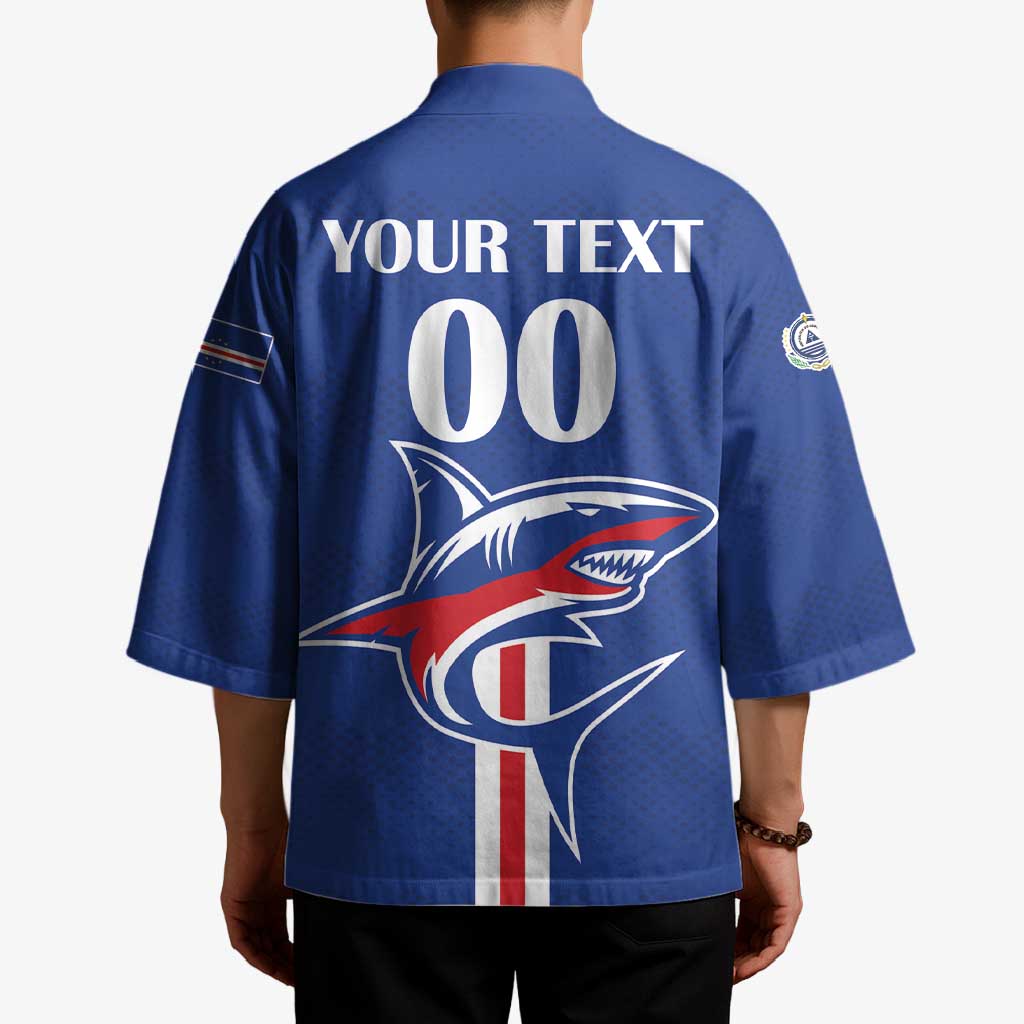 Custom Cape Verde 2026 Football Kimono Blue Sharks WC Debut - Wonder Print Shop