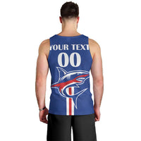 Custom Cape Verde 2026 Football Men Tank Top Blue Sharks WC Debut - Wonder Print Shop