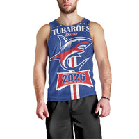 Custom Cape Verde 2026 Football Men Tank Top Blue Sharks WC Debut - Wonder Print Shop