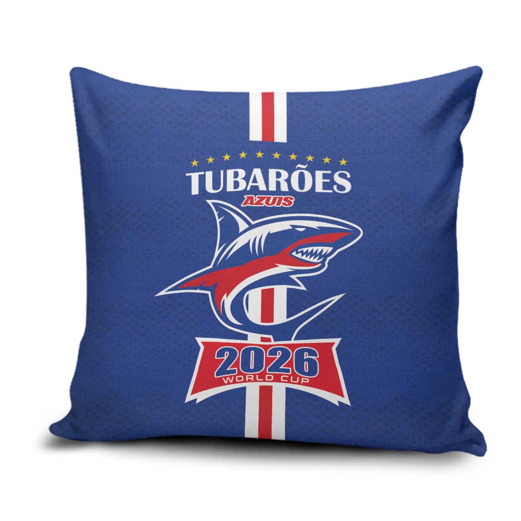 Cape Verde 2026 Football Pillow Cover Blue Sharks WC Debut - Wonder Print Shop