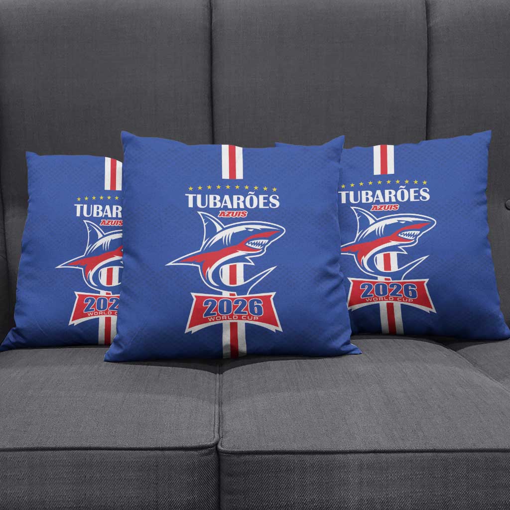 Cape Verde 2026 Football Pillow Cover Blue Sharks WC Debut - Wonder Print Shop