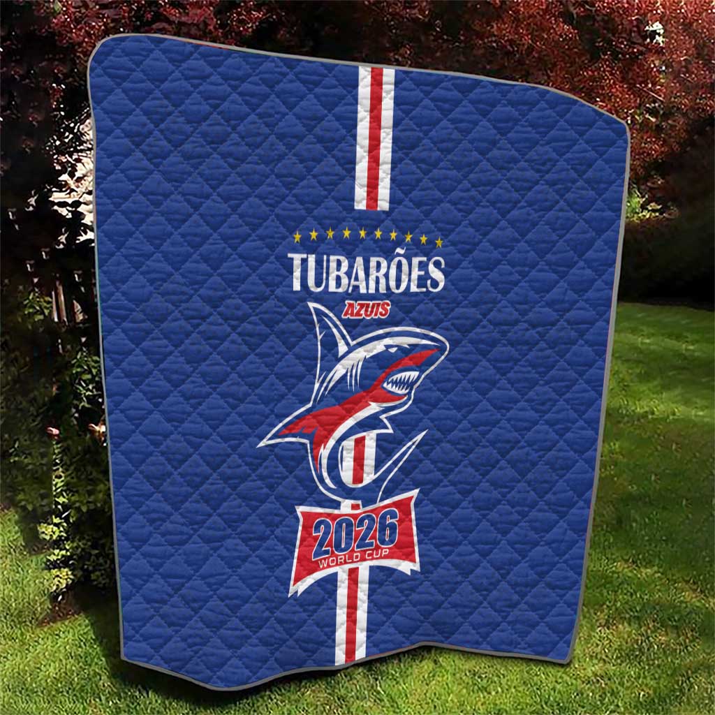 Cape Verde 2026 Football Quilt Blue Sharks WC Debut - Wonder Print Shop