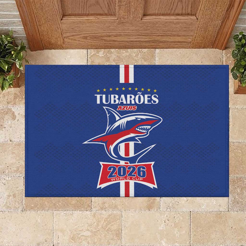 Cape Verde 2026 Football Rubber Doormat Blue Sharks WC Debut - Wonder Print Shop