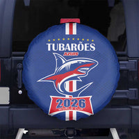 Cape Verde 2026 Football Spare Tire Cover Blue Sharks WC Debut - Wonder Print Shop