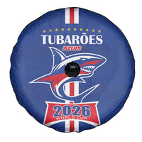 Cape Verde 2026 Football Spare Tire Cover Blue Sharks WC Debut - Wonder Print Shop